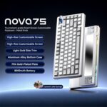 AULA nova75 Smart Display Tri-Mode RGB Customizable Gaming Mechanical Keyboard - Imagen 2