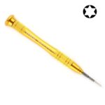 Destornillador de Punta Hexagonal T6 25mm Herramienta de Reparación Herramienta Abierta (Dorado)