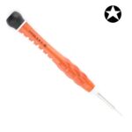 Destornillador de Enchufe con Punta de Pentáculo 0,8 x 30mm Herramienta Abierta de Reparación (Naranja)
