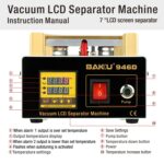 Baku BK-946D Máquina Separadora de Panel Táctil LCD de Vacío 200 W (220 V) - Imagen 3