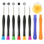 Kit de Herramientas de Reparación Destornilladores es 9 en 1 Apple iPhone 6, 6S, 5 y 5S