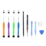 Juego de Herramientas de Reparación 10 en 1 Jiafa Jf-612-2 Apple iPhone y Samsung