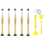 Kit de Herramientas de Reparación Jf-8140 Apple iPhone 10 en 1 Metal y Plástico