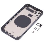 Cubierta de Carcasa Trasera para Apple iPhone 11 con Apariencia de Imitación para Apple iPhone 13 Pro (Negro) - Imagen 3