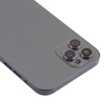 Cubierta de Carcasa Trasera para Apple iPhone 11 con Apariencia de Imitación para Apple iPhone 13 Pro (Negro) - Imagen 4