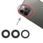 Cubierta de Lente de Cámara para Apple iPhone 12 Pro (Negro) - Imagen 4