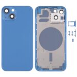 Cubierta Trasera Carcasa para Apple iPhone 13 con Bandeja Tarjeta SIM Llaves Laterales Lentes Cámara