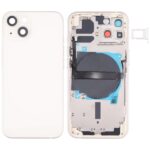 Tapa Trasera Batería para Apple iPhone 13 con teclas laterales bandeja Tarjeta Alimentación Cable Volumen Carga inalámbrica