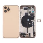 Tapa Trasera con Teclas Laterales, Botón Encendido, Cable Flex, Carga Inalámbrica, Motor, Puerto Carga, Altavoz y Lente Cámara para Apple iPhone 11 Pro Max
