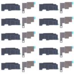 Pegatina Disipador de Calor Placa Base para Apple iPhone 12 Pro Max (10 Unidades)