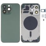 Carcasa Trasera para Apple iPhone 13 Pro con Bandeja Tarjeta SIM, Teclas Laterales y Lente de Cámara