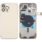 Tapa Trasera de Batería para Apple iPhone 13 Pro Max con Teclas Laterales, Bandeja Tarjeta, Alimentación, Cable Flex de Volumen y Módulo de Carga Inalámbrica