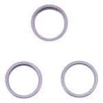 Lente de Cristal Cámara Trasera Anillo Protector Exterior Metal para Apple iPhone 14 Pro Max 3PCs