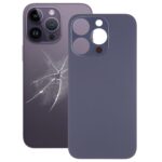 Tapa Trasera de Cristal con orificio Cámara grande para Apple iPhone 14 Pro
