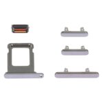 Bandeja Tarjeta SIM + Teclas Laterales para Apple iPhone 14 Pro (Morado)