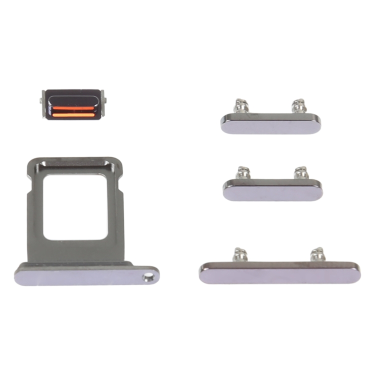 IP4P0045P-4.jpg Bandeja Tarjeta SIM + Teclas Laterales para Apple iPhone 14 Pro (Morado) - Imagen 1