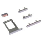 Bandeja Tarjeta SIM + Teclas Laterales para Apple iPhone 14 Pro (Morado) - Imagen 2
