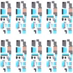 Almohadillas de Espuma Placa Base y Calcomanía de Grafito Disipador de Calor para Apple iPhone 14 Plus 10Pcs