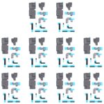 Almohadillas de Espuma de Esponja para Apple iPhone 14 Pro Max 10PCs Placa Base con Calcomanía de Grafito Disipador de Calor