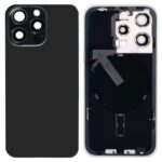 Tapa Trasera de Batería de Vidrio para Apple iPhone 15 Pro con Soporte de Flash y Módulo de Carga Inalámbrica