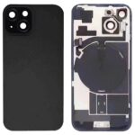 Tapa Trasera de Batería de Vidrio para Apple iPhone 15 con Soporte de Flash y Módulo de Carga Inalámbrica