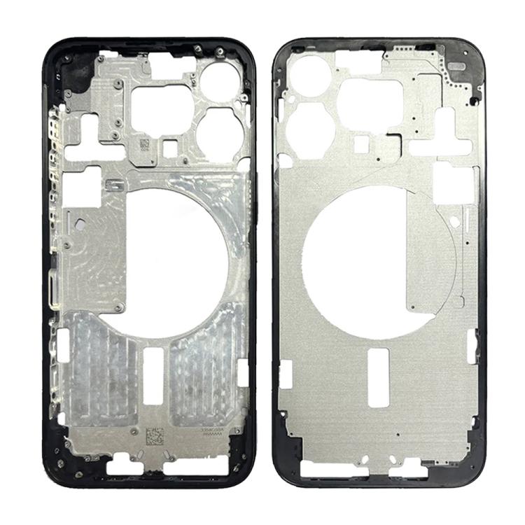 IP5P0172B-2.jpg Marco Central Chasis para Apple iPhone 15 Pro Max, Versión: EE. UU. (Negro) - Imagen 1