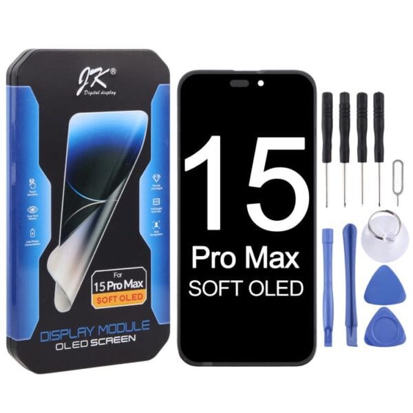 Pantalla Completa Soft OLED JK para Apple iPhone 15 Pro Max