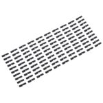 Pegatinas Adhesivas Laterales LCD para Apple iPhone 15 Pro Max 100 Juegos (Negros) - Imagen 2