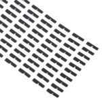 Pegatinas Adhesivas Laterales LCD para Apple iPhone 15 Pro Max 100 Juegos (Negros) - Imagen 3