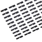 Pegatinas Adhesivas Laterales LCD para Apple iPhone 15 Pro Max 100 Juegos (Negros) - Imagen 4