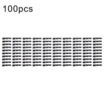 Pegatinas Adhesivas Laterales LCD para Apple iPhone 15 Pro, 100 Juegos (Negros)