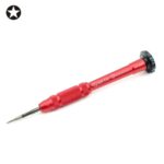 Destornillador Jiafa Jf-609-0.8 Pentalobe 0.8 Tornillos de Puerto de Carga de Apple iPhone (Rojo)