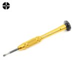 Destornillador de Reparación Jiafa Jf-609-2.5 Bisel InterMedio con Punta Cruzada Hueca 2.5 (Dorado)