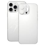 Cubierta Posterior de Batería de Vidrio con Orificio de Cámara Grande para Apple iPhone 16 Pro
