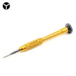 Destornillador de Reparación Jiafa Jf-609-0.6Y Tres Puntos 0.6 Apple iPhone X, 8, 8P, 7, 7P y Apple Watch (Dorado)