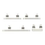 Botón de Encendido y Volumen para Apple iPhone 17 Pro / 17 Pro Max (Plateado)
