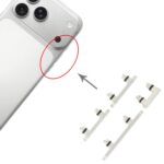 Botón de Encendido y Volumen para Apple iPhone 17 Pro / 17 Pro Max (Plateado) - Imagen 3