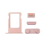 Botones Laterales y Bandeja Tarjeta SIM para Apple iPhone SE (Oro Rosa) - Imagen 2
