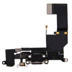 Puerto de Carga Original para Apple iPhone SE Cable Flex de Audio (Negro) - Imagen 3