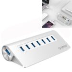 Hub USB 3.0 Orico M3H7-V1 de 7 Puertos con Aleación de Aluminio y Adaptador de Corriente 30 W