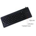 Interfaz USB DS-8900 Teclado Trackball con Cable de 1,5 m y Grabado Láser de Caracteres Resistente a Salpicaduras de Agua - Imagen 3