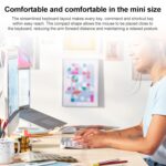 Teclado Inalámbrico Logitech MX Keys Mini Mac Version Bluetooth Ultra-Thin Smart Retroiluminado (Gris) - Imagen 3