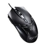 Ratón Óptico para Juegos Chasing Leopard 179 USB 1600Dpi con Cable Ajustable de Tres Velocidades 1,3 m (Negro)