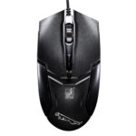 Ratón Óptico para Juegos Chasing Leopard 179 USB 1600Dpi con Cable Ajustable de Tres Velocidades 1,3 m (Negro) - Imagen 3