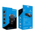 Ratón Óptico para Juegos Chasing Leopard 179 USB 1600Dpi con Cable Ajustable de Tres Velocidades 1,3 m (Negro) - Imagen 4