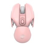 Ratón Inalámbrico Hxsj T37 2.4Ghz 1600Dpi 3 Modos Silencioso Ajustable (Rosa) - Imagen 2