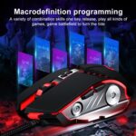 Ratón Gaming Yindiao G3Pro 3200Dpi 4 Modos Ajustable 7 Teclas RGB Light (Negro) - Imagen 4