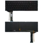 Teclado USA para Asus GL551 GL551J GL551JK GL551JM GL551JW GL551JX G552 G552V G552VW G552VX FZ50JX GL752VW GL742VW (Negro) Retroiluminado