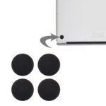 Alfombrillas de Goma para Apple MacBook Pro Retina A1398 A1425 A1502 (2012-2015) (Negro)
