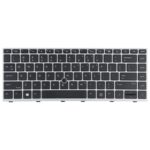 Teclado con Puntero para HP EliteBook 840 G5 846 G5 745 G5 Versión US (Plata) - Imagen 2